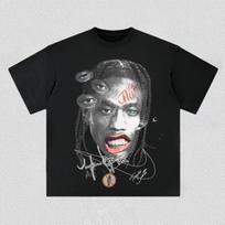 Travis Scott Y2K Graphic 100 Cotton Unisex 2026 Fashion Crew Neck Short Sleeve HipHop Tee Fan Gift Women And Unisex Tshirt S