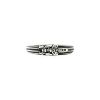 Chrome Hearts Baby Classic Dagger Žiedas Sidabrinis Unisex Papuošalas 1383-100000606DR-SILV Basic Packaging-Dust Bag,6 gray