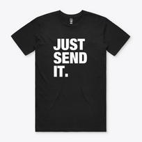 JUST SEND IT Racing Track Club Truck Tee T Shirt Gift S įvairiaspalvis