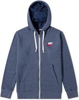 Nike džemperis vyrams Nsw Heritage Hoodie Fz Blue 928431 410, mėlynas, S