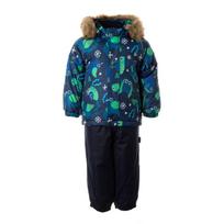 Huppa Žieminis komplektas LASSE, navy pattern/ navy