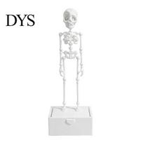 Dynamic Bubble Air Pump Accessory Dancing Skeleton Aquarium Bubbler with Movable Joints for Halloween Fish Tank Decorations, Creative Gift Keepers balta