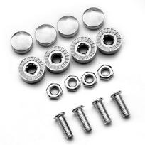 License Plate Frame Tag Metal Latches Cover Cover Mounting Screws Bolt Screw Nut Cap Bolt Cover for Car Truck Motorcycle 1 dramblio kaulas