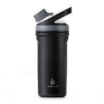 Ideus Insulated Stainless Steel Shaker Cup, 700ml Fitness and Sports Water Bottle, Suitable for Outdoor Activities 601-700ml gray