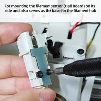 Filament Sensor Base Replacement for Bambu Lab A1 A1 Mini 3D Printer Extruder Unit Fixed Base gray