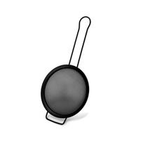 Sietas su rankena 16 cm (juodas)