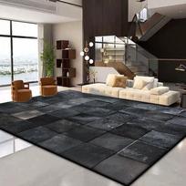 Nordic Easy Clean Carpet Living Room Decoration Large Area Sofa Area Rugs Non-slip Bedroom Lounge Soft Home Floor Mat Washable 60*90cm gray