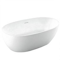 Pastatoma Vonia Roma 170 Su Juodu Kištuku Rea 170x75x59,5
