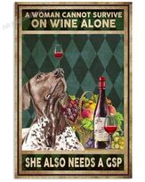 German Shorthaired Metal Tin Sign Pointer Lovers Year Poster Coffee Vintage Poster Bar Bathroom Home Room Cafe Garage Wall De 20x30cm（7.8x11.8inch） gray