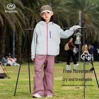 Kids' 2025 Spring/Autumn Softshell Hooded Jacket 170