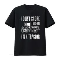 I Don t Snore Dream m a Tractor Funny gifts Mens Shirt Black 3X Large vintage Washed Versatile Comfortable Unisex graphic S juoda