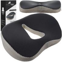 Ergonominė sėdynės pagalvėlė kėdei ir automobiliui, su atminties putų užpildu, 46x36 cm