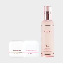 KAHI Airy Fit & Velvet Glow Sun Stick + Mist 3-Item Set white
