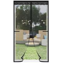 Tread Star magnetinis tinklelis nuo uodų durims, juodas, 95×210 cm