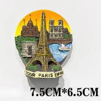 France Travel Souvenirs Cathédrale Notre-Dame de Paris Fridge Magnets Provence Strasbourg Fridge Stickers Birthday Gifts yellow