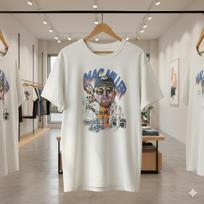 Unisex Adult Casual Graphic Mac Miller Most Dope Ivory Graphic Over... XL gray