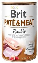 Brit Pate&Meat su triušiena, 6x400 g