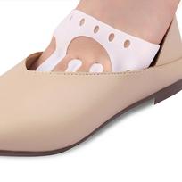 Silikoninis pirštų korektorius atskyrimo gelis Bunion Spreader Pain Relief Unisex Hallux white