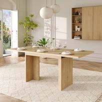 Ištraukiamas valgomojo stalas, 140-180x80 cm, MDF, 60 kg, 1 vnt