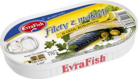 EvraFish Mackerel Fillets in Oil 170 g