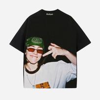 2026 Spring/ Merchandise of Singer BILLIE EILISH - Men's and Women's American High Street Hip- XL black