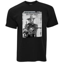 Clint Eastwood, The Outlaw Josey Wales, Retro Inspired  Design LOOK New Unisex unisex T-Shirt 5XL įvairiaspalvis