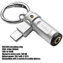Universal 3.5mm to USB C Adapter Converter Alloy Cores Wide Compatibility for Mobile Devices Computers Connector