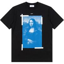OFF WHITE Mona Lisa Oversized T shirt OMAA038R21JER0011001 S juoda