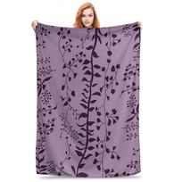 Comforter Set Replica Purples Cool-Version 2 Twilight Saga Fanart Blankets Fleece Throw Blanket for Couch Bedding Outdoor 100x125cm (40x50inch) gray