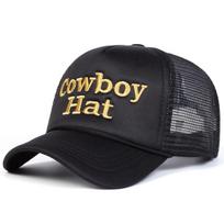 Unisex Cowboy Hat Letter Embroidery Baseball Net Caps Spring And Summer Outdoor Adjustable Casual Hats Sunscreen Hat juoda