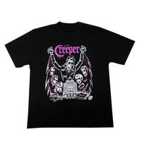 Creeper Grupės Specialūs Unisex Marškinėliai Medvilniniai TP278 M gray