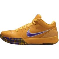 Nike Zoom Kobe 4 vidutinio aukščio krepšinio bateliai Geltoni Violetiniai Vaikams IQ4109-700 37.5 violetinė