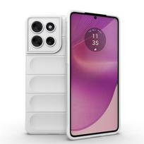 Dėklas Motorola Moto G86 Motorola Moto G86 Viršelis Funda Smūgiams atsparus Apsaugantis nuo pirštų atspaudų Apsauginis TPU Telefono Galinis Dangtelis Moto G86 Motorola Moto G86 balta