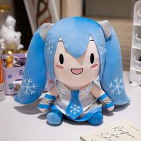 Didelis Hatsune Miku pliušinis žaislas Kimštas Anime animacinis lėlė Japoniško stiliaus Hatsune Miku pliušiniai žaislai Namų dekoras Gimtadienio dovanos Mergaitei 25cm blue