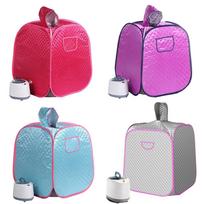 1.5L Infrared SPA Loss Weight Calories Burned Sauna Tent Room Shower Cabin Bathhouse 1000W Portable Sauna Bag Steam Shower Generator mėlyna