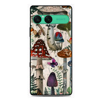 Mushroom Photo Phone Case For TCL NxtPaper 70 Pro K70 Power 4G 605 50 XE 40 XL 20 30 60 SE 60R 5G 40R 505 501 408 406 403 Cover TCL 505 4G brown