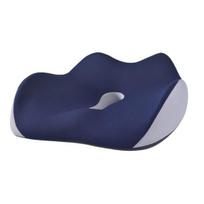 Sėdynės pagalvėlė Memory Foam Ergonomiška kėdės pagalvė, kvėpuojanti, patogi sėdėjimo pagalvėlė namų biurui tamsiai mėlyna spalva
