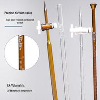 Tianbo PTFE Glass Titration Burette 10ml white