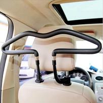 450*250mm Universal Soft Car Coat Hangers Back Seat Headrest Coat Clothes Hanger Jackets Suits Holder Rack Auto Supplies juoda
