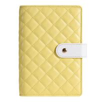 A6 Macaron Phone Notebook: PU Leather Envelope Binder & Cash Organizer beige