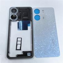 Full Housing For Xiaomi Redmi 13C 4G Middle FrameBattery Back Cover Rear   Sim Card Tray Camera Lens balta