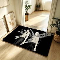 Anime T-the Summer Hikaru Died Carpet Bathroom Anti-slip Mat Door Mat Home Decoration Mat Entrance Door Mat Scratch-resistant 40cm x 60cm