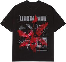 Linkin Park Hybrid Theory Grafinis Juodas Marškinėlis XXL brown