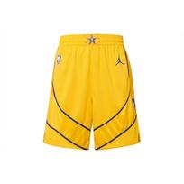 Jordan NBA All-Star Game Season 21 Logo Print Mid-Waist Basketball Shorts Men Bottoms Yellow CV4760-728 XXXL yellow