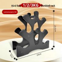Compact Dumbbell Rack for Home Gym - Women's & Men's Fitness Equipment, Children's Hex Dumbbell Stand beige