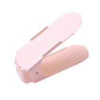 Shoe Rack Innovative Double Layer Storage Shoe Holder Space Saving Shoes Bracket for Home Dormitory white