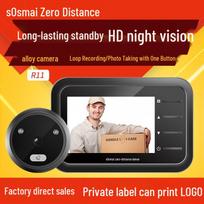 Wireless Smart Peephole Visual Doorbell Camera for Home Monitoring R11 (Default Packaging)