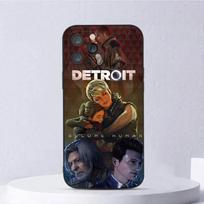 Game Detroit Become Human Phone Case For iPhone 15,14,13,12,11,Plus,Pro Max,XS,X,XR,SE,Mini,8,7 Soft Silicone Black Cover iPhone15 brown