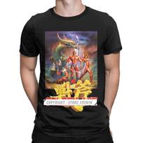 Auksinis Kirvis Streets Of Rage Marškinėliai Vyrams Grynos Medvilnės Vintažiniai Marškinėliai Retro Axel Blaze Kovos Žaidimo Marškinėliai XXXL juoda