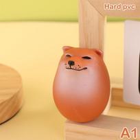 Shibako Dog Egg Creative DIY Assembly Shiba Inu Realistic Egg Shape Desk Decor Dog  Egg Union Decorations For Home Offices Fun Gift Presents beige